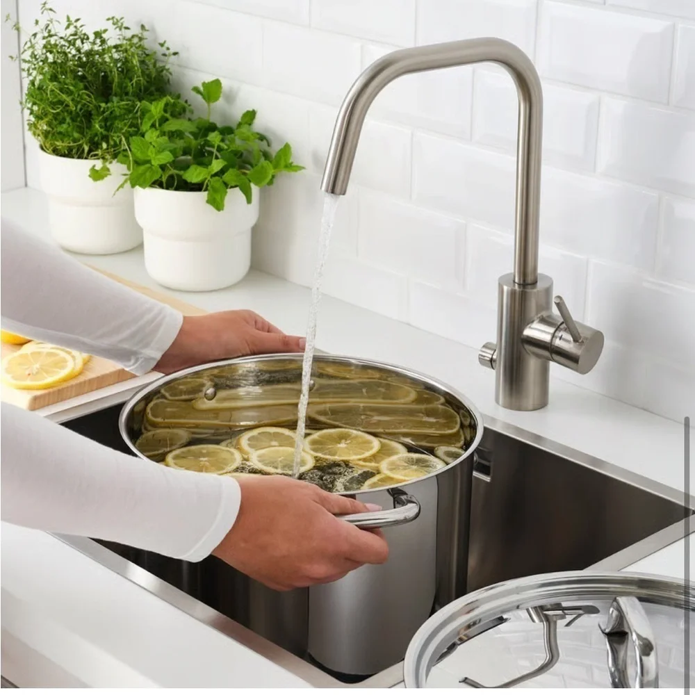 IKEA 365+ Stainless Steel Stock Pot 16 Qt Large Soup, Pasta, Seafood Boil Pot